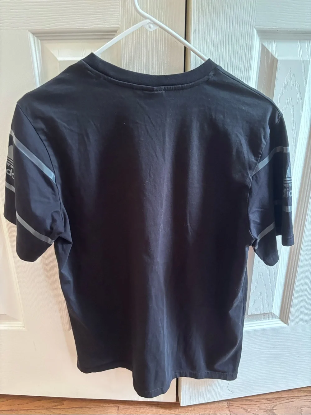 adidas Black Tee with Gray Graphic '03'